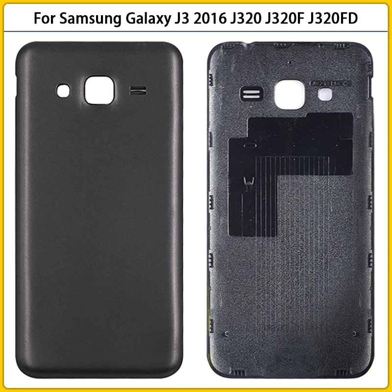 10 шт. Новый чехол для задней крышки J320 Samsung Galaxy J3 2016 J320F J320FD Пластиковая Крышка