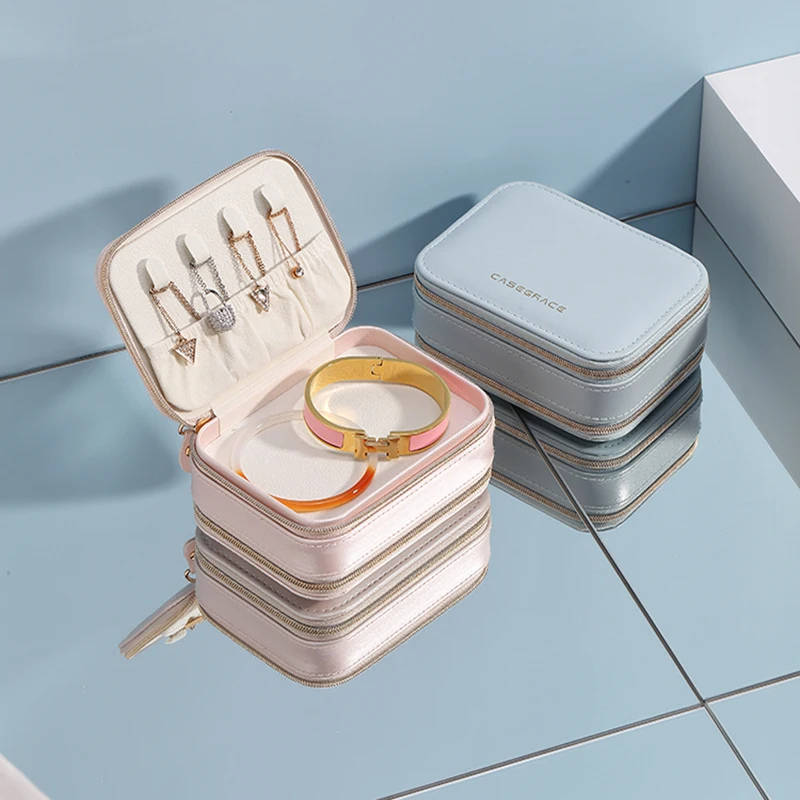 Casegrace шкатулка для ювелирных изделий косметическая коробка хранения макияж