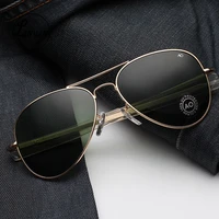 aviation oval sunglasses men women 2022 brand american army military optical ao driving glasses polit oculos de sol masculino