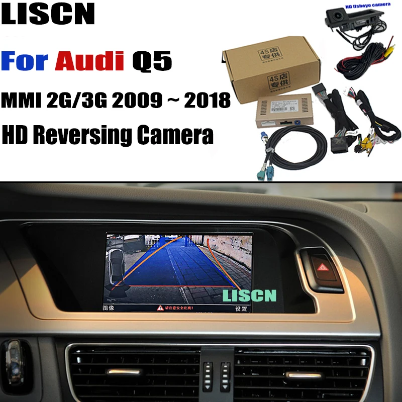 Камера заднего вида для Audi Q5 MMI 2G/3G 2009 ~ 2018|Кабели адаптеры и разъемы| |