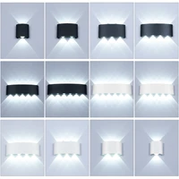 led wall lamp ip65 led aluminum outdoor up down wall lights modern for home stairs bedroom bedside bathroom lighting
