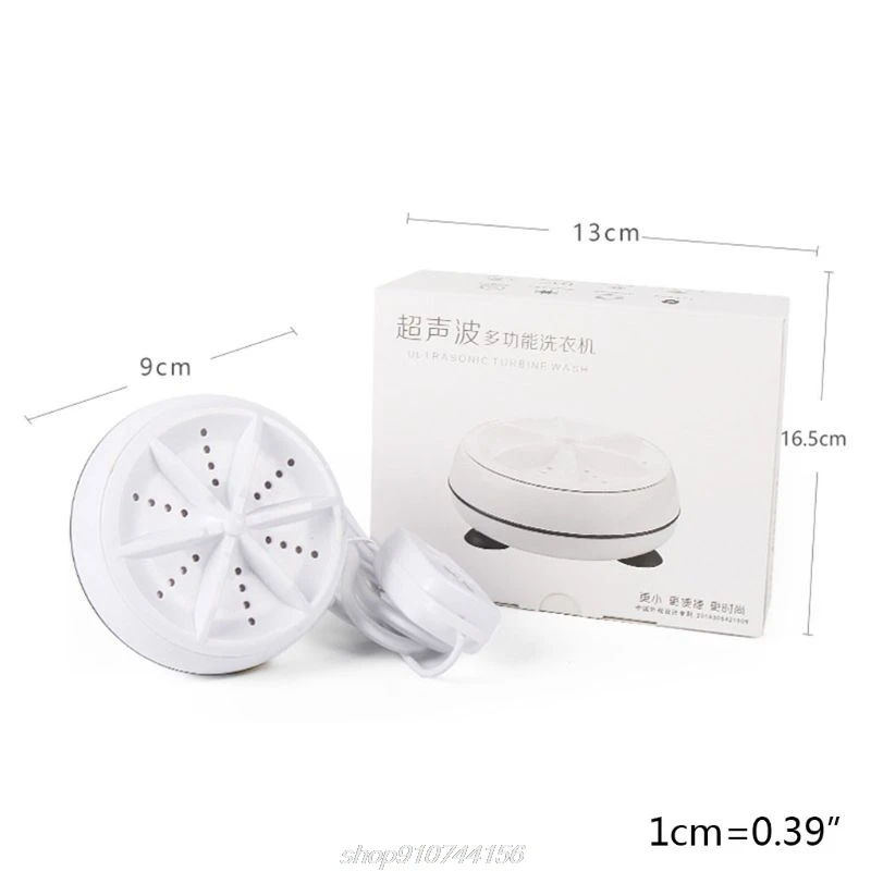 

Mini Travel Portable Ultrasonic Turbo Washer USB Charging Personal Laundry Rotating Washing Machine N13 20 Dropshipping