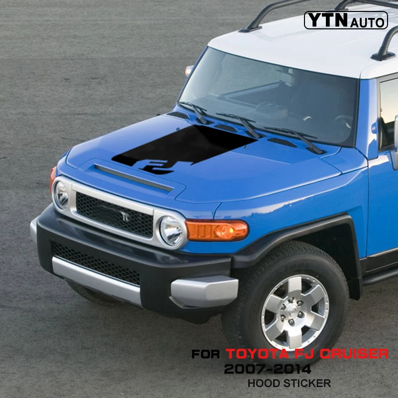 Наклейка на автомобиль подходящая для TOYOTA FJ CRUISER 2007-2014 капот крючок Полоска