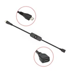 USB-кабель питания для Raspberry Pi с переключателем ВКЛ.ВЫКЛ., переключатель управления питанием для Pi 3 Model B + B2Zerow