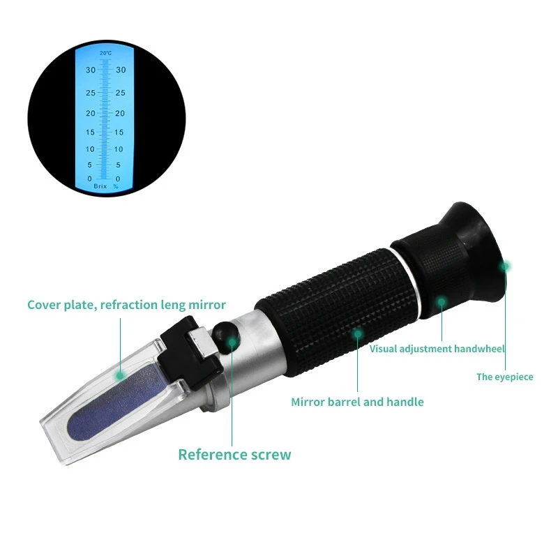 0-32% Φ градусный измеритель сахариметр плотности жидкости для резки Brix в