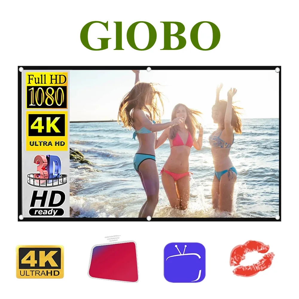 

GLOBO 4k 1080p Screen Accessories for Family Projection Screen