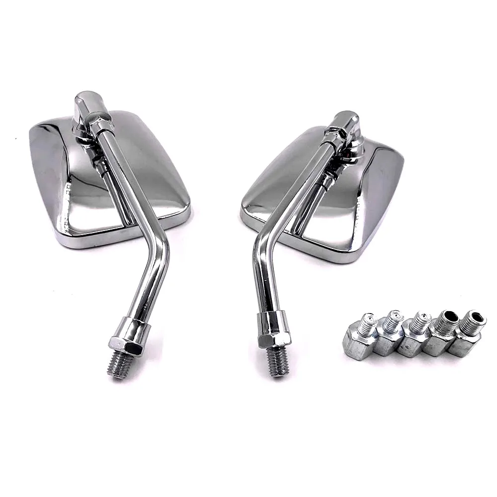 

10mmUniversalMotorcycle modified rearview mirror square rearview mirror Prince car big turtle king rearview mirror rearview mirr