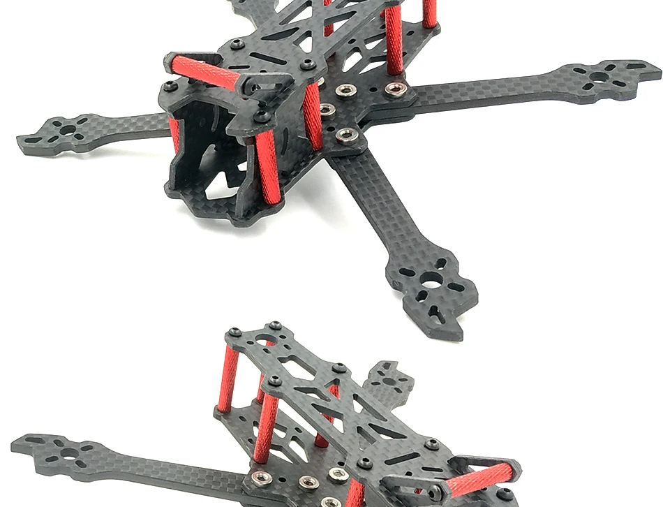 AlfaRC Fighter140 140 мм 3 мм/4 мм Arm Frame Kit 3K Углеродное волокно для радиоуправляемого дрона FPV гоночный Квадрокоптер запасные части DIY аксессуары