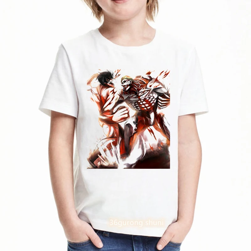 

Футболка с принтом «атака на Титанов»