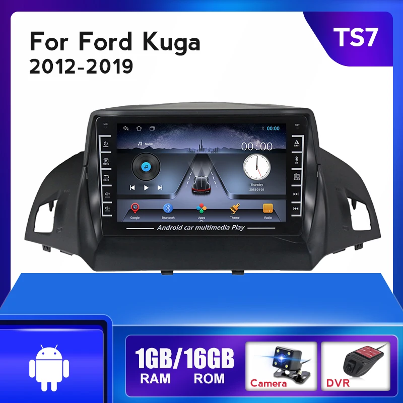 Автомагнитола для Ford Kuga Escape 2012 2019 мультимедийный проигрыватель с GPS навигацией 2