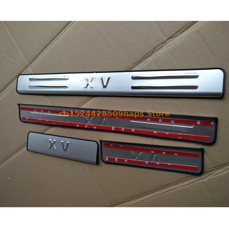 Накладка на порог двери для Subaru XV 2012- 2016 из нержавеющей стали автомобильные