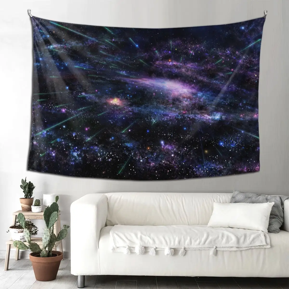 

Colorful Space Universe Nebula Galaxy Tapestry Hippie Polyester Wall Hanging Room Decoration Yoga Mat Retro Tapestries