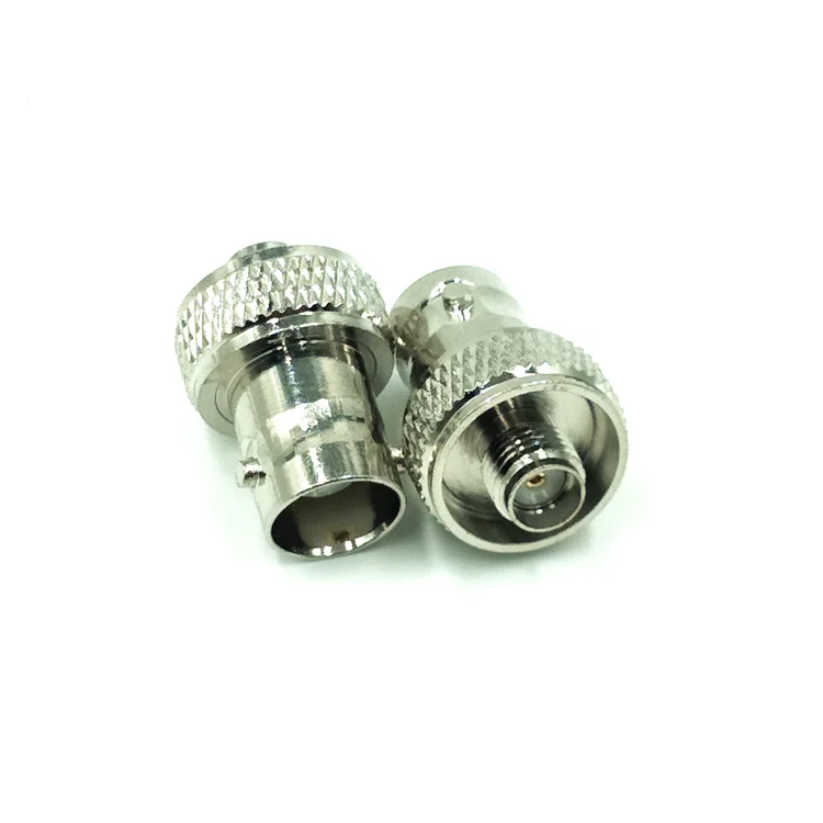 

10Pcs Brass Gold/Nickel Plated SMA Female to BNC Female Connector RF Coaxial Coax Adapter F/F Plug walkie talkie test head