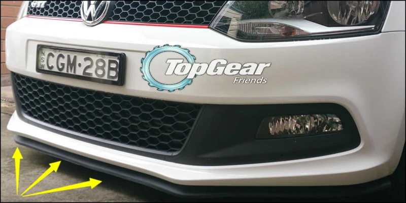 Дефлектор губ бампера для Volkswagen VW Scirocco 2005 ~ 2015 передняя юбка спойлера тюнинга