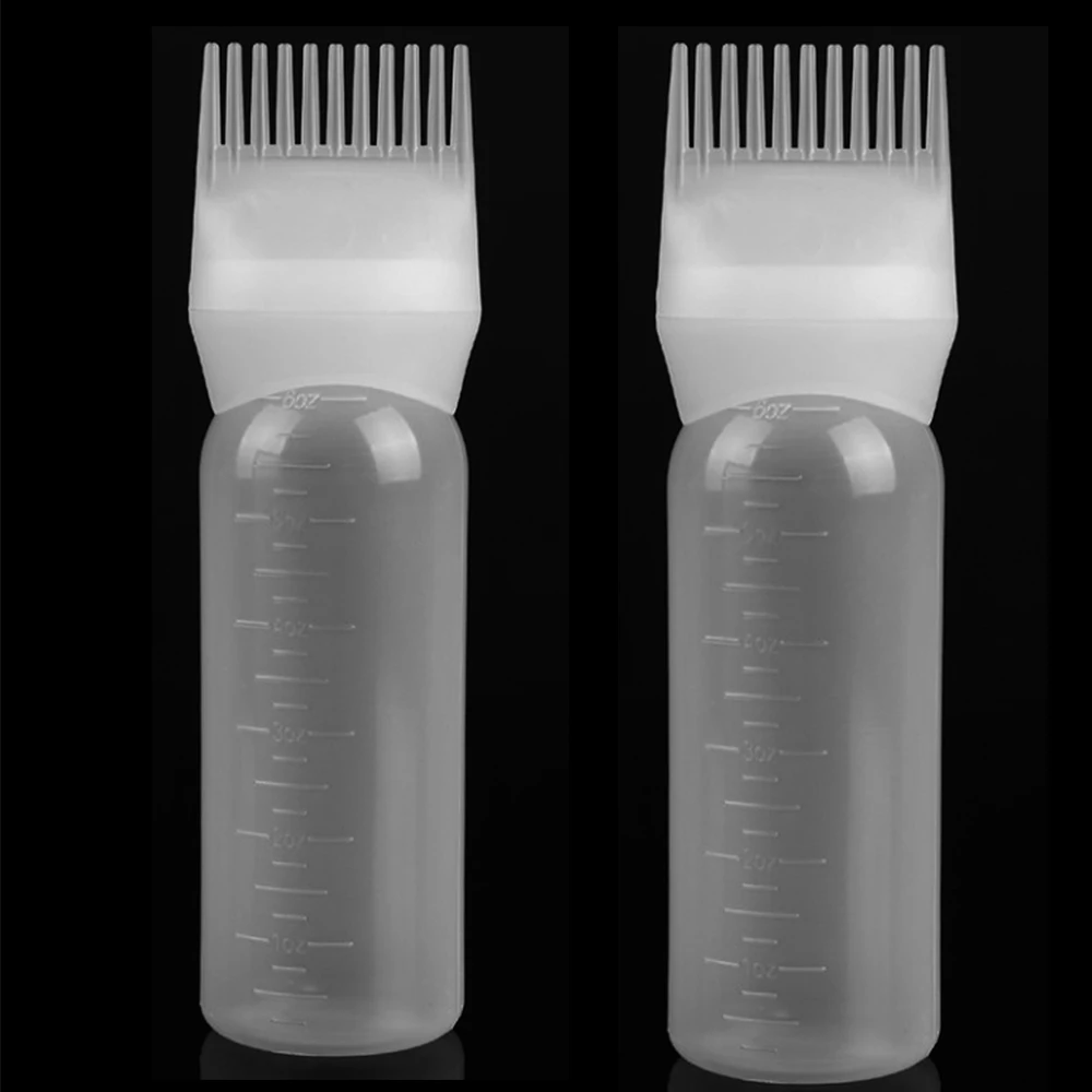 

1PC Professional Hair Dye Bottle Applicator Brush Dispensing Salon Hair Coloring Dyeing Hair Dry Cleaning Bottle for Girls