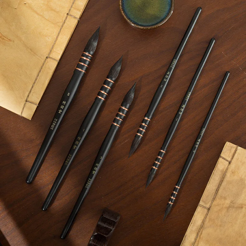 ZY TANG 22RQS круглый Quill беличий ворс Акварельная кисть, акварельная краска, акварельные кисти