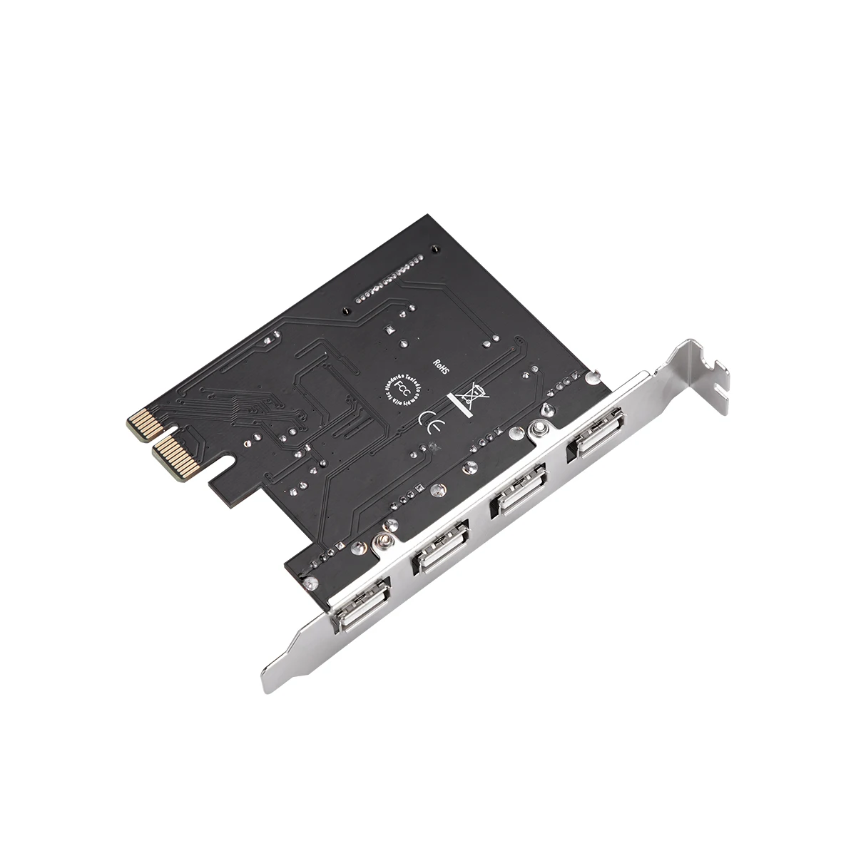 Внешний порт PCIe x1 на 4 порта USB2.0 с разъемом SATA|Платы расширения| |