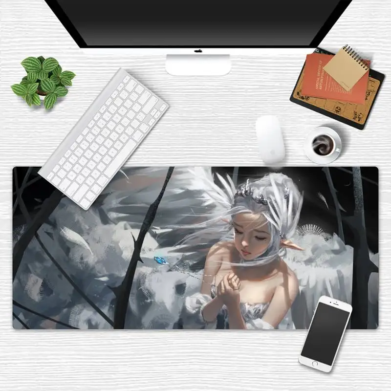 

sexy girl Ghost Blade comics Large Mouse pad PC Computer mat Game Office Work Mouse Mat pad Non-slip Laptop Cushion mouse pad