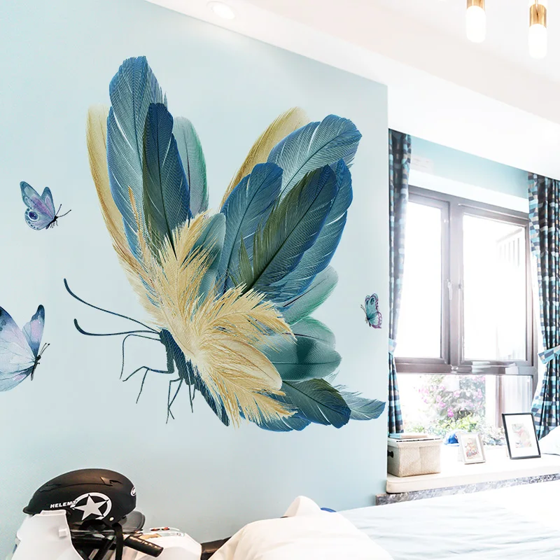 

Creative 3d stereo wall stickers living room dining room background wall decoration bedroom wallpaper