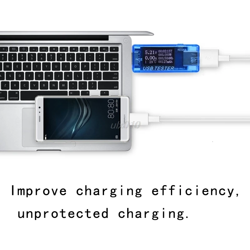 8 в 1 4-30 QC 2 0 3 V. Измеритель электроэнергии на мониторе измеритель емкости с USB
