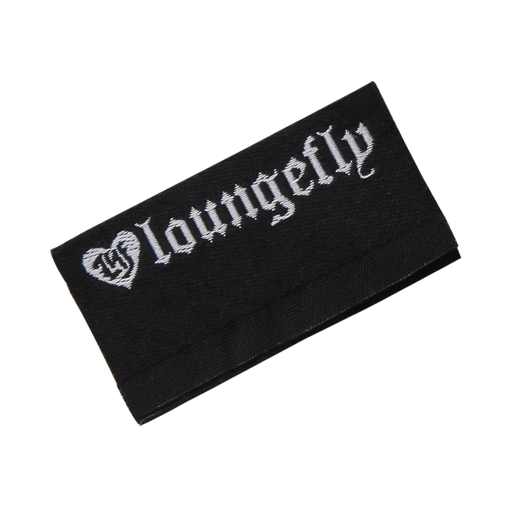 Изготовленные на заказ тканые этикетки Oem одежда для одежды Sl005|woven clothing labels|woven