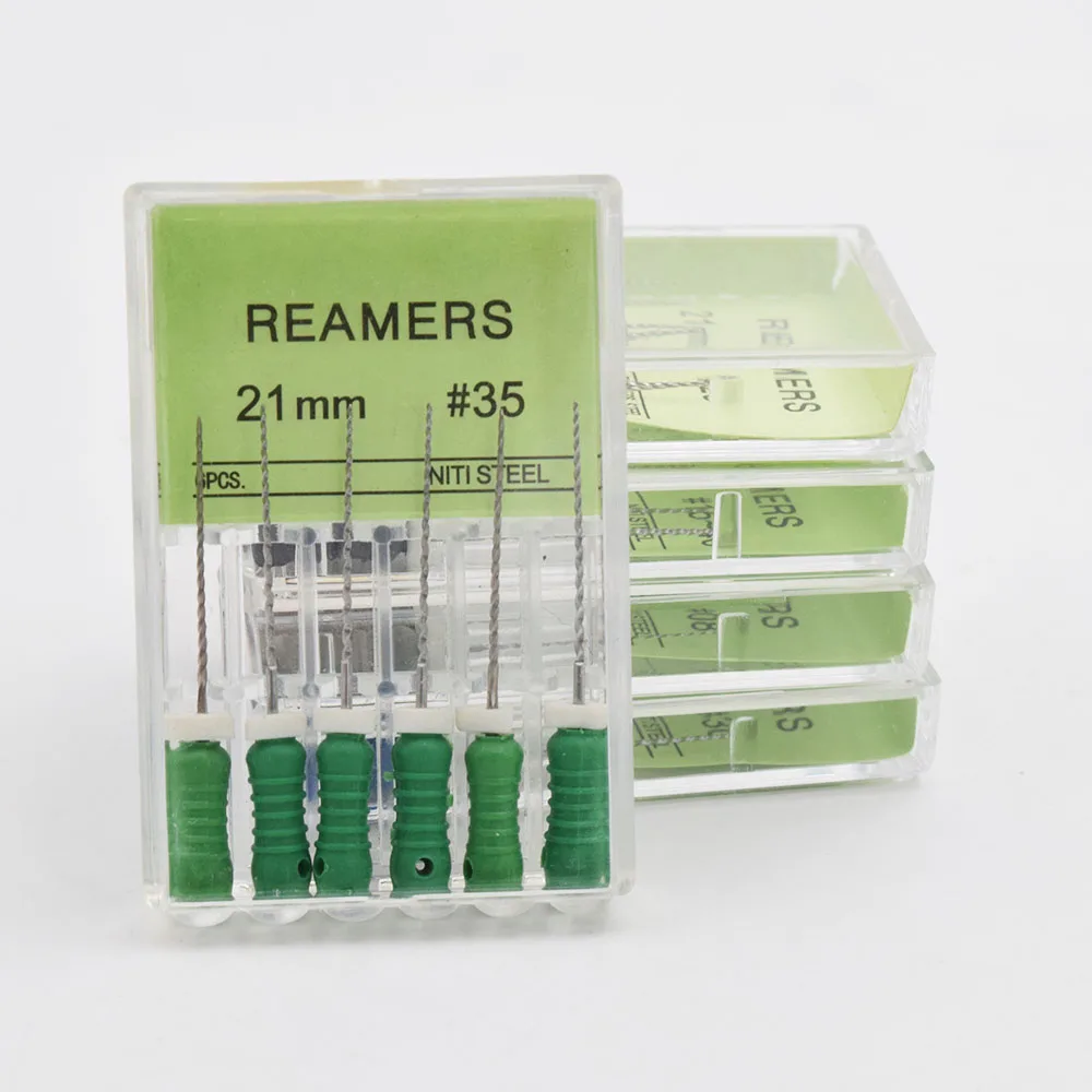 10 коробок Niti Reamers Endo файлы для обработки корневых каналов высококачественные