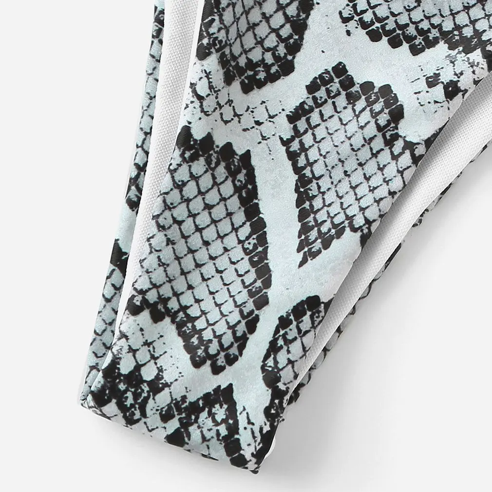 Новый женский раздельный топ с высокой талией купальник открытой спиной