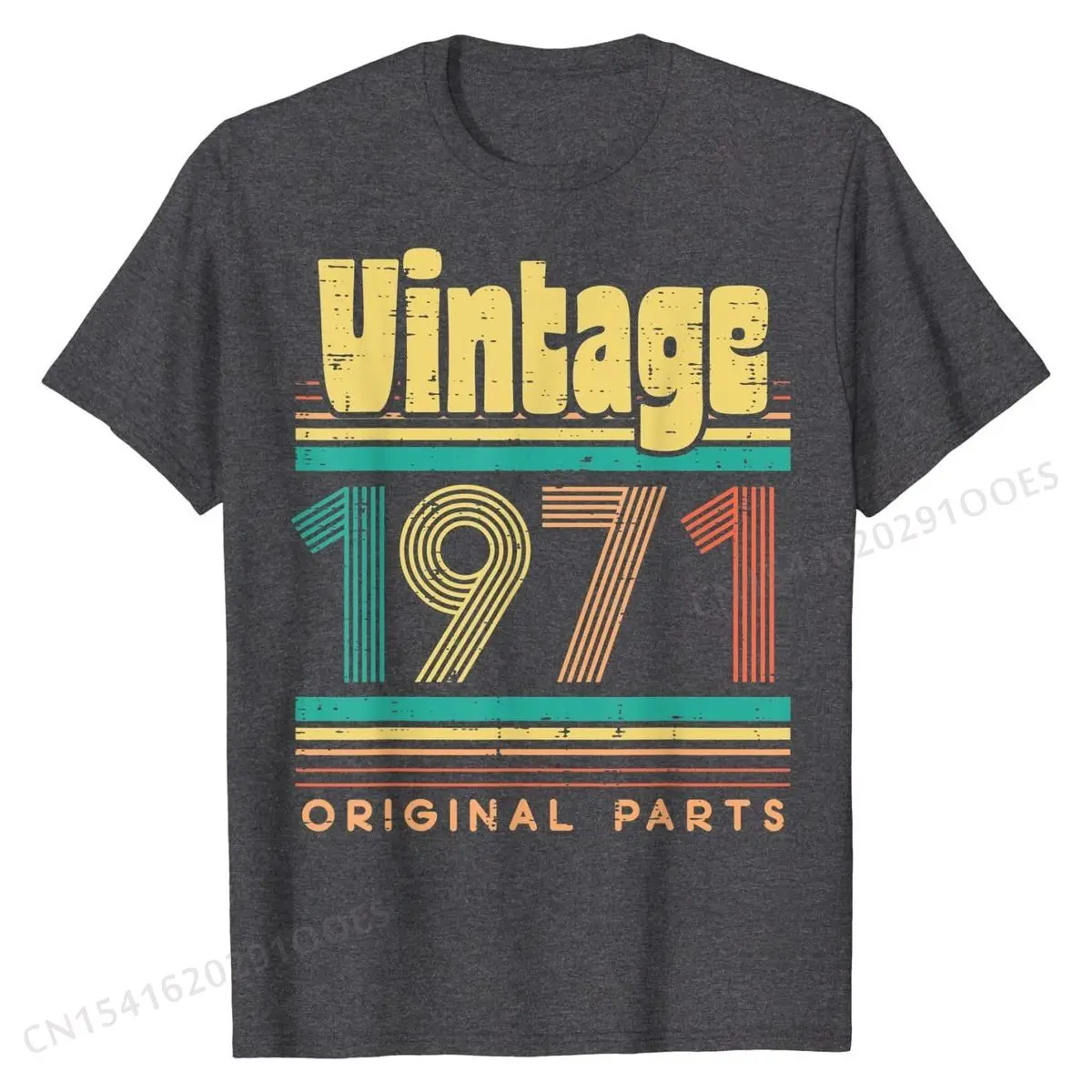 Футболка мужская хлопковая с оригинальными деталями в винтажном стиле | Мужская