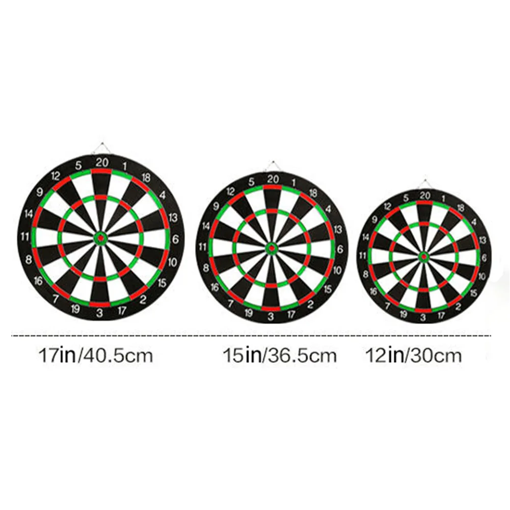 

Double Sided Hanging Dart Bulleye Target Game Board Safety Kids Adults Toys