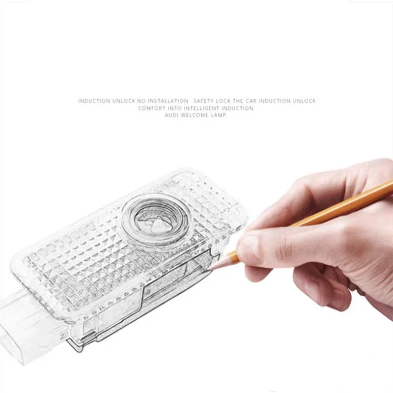 2 шт. Светодиодные проекторы для дверей автомобиля Range Rover Evoque Freelander Discovery 3 и 4 |