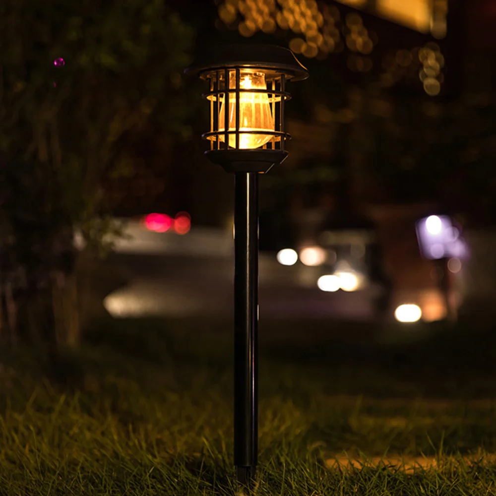 

2pcs Garden Light Solar Powered Lamp Outdoor Waterproof Light for Yard Patio