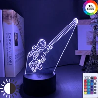 game weapon sniper rifle awp 3d optical led night light for office room decoration cool birthday gift for boys kids bedroom lamp
