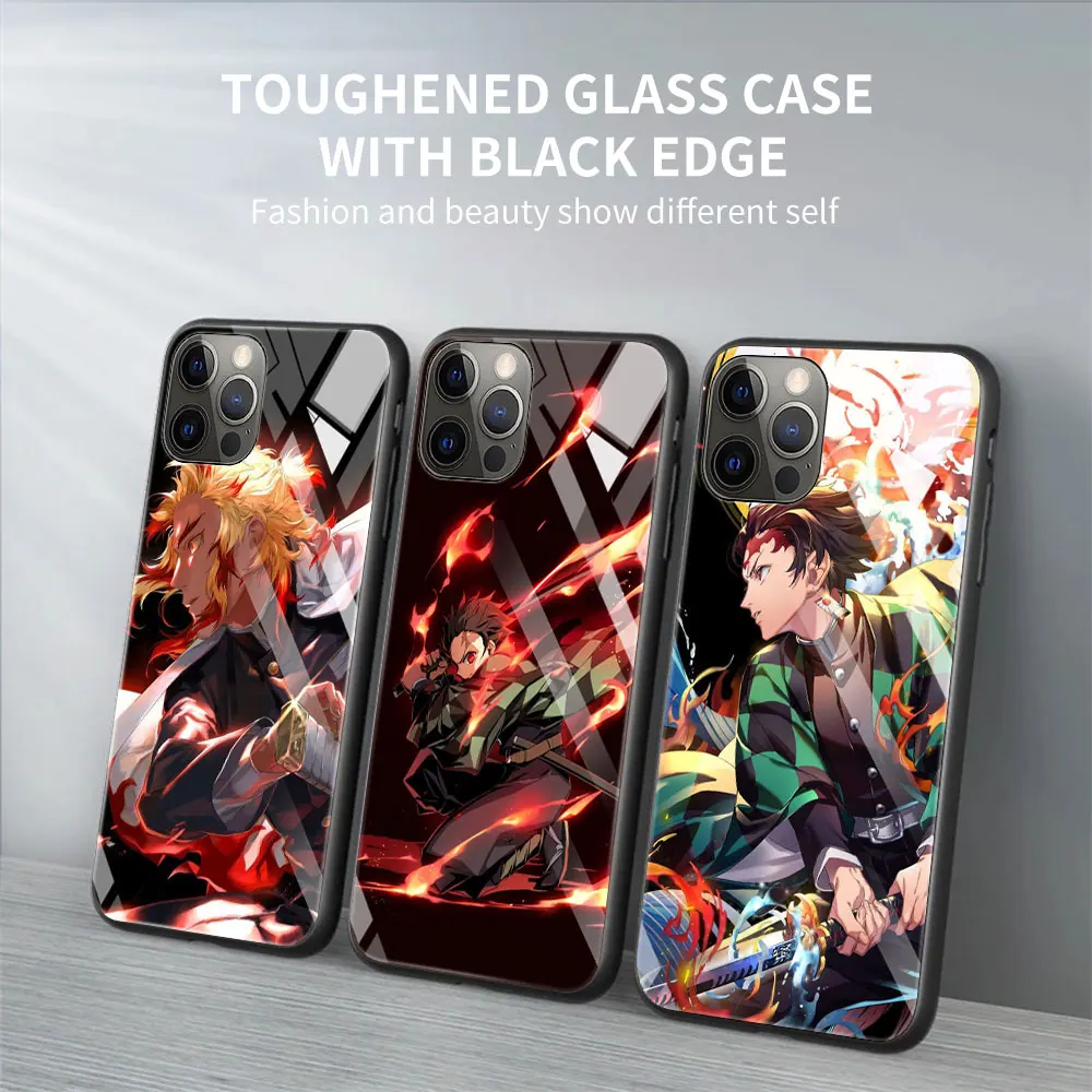 Чехол из закаленного стекла для Apple iPhone 11 12 Pro 7 XR X XS Max 8 6 6s Plus SE 2020 13 Tampa | Мобильные