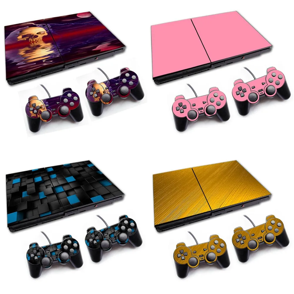 Красивый дизайн для ps2 slim 70000 серия наклейка на консоль кожи Оптовая