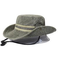 fishing hiking sun hat men women wide brim bucket hat outdoor safari summer cap cotton bucket hat