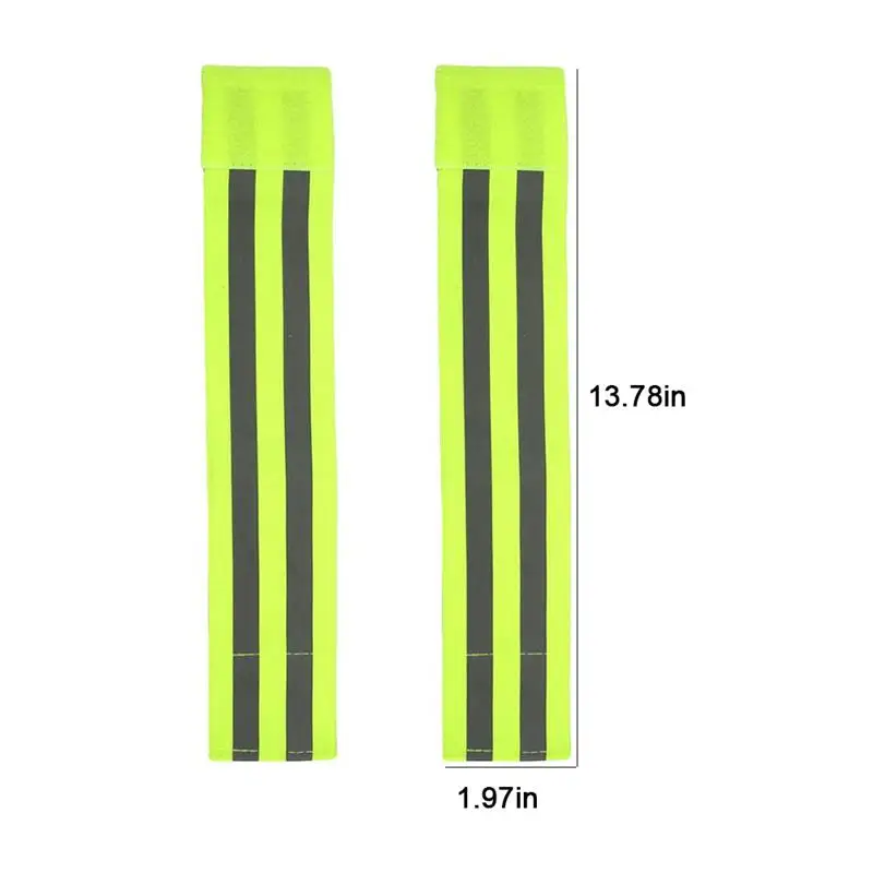 4 шт. светоотражающие эластичные ремешки на руку | Спорт и развлечения