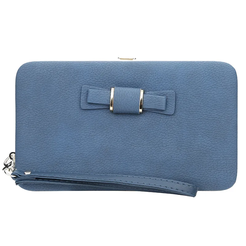 

Wallet Female Women Wallet Snap Coin Purse Phone Bag Bow Multi-card Bit Card Holder Purse Women Luxury Billetera Mujer