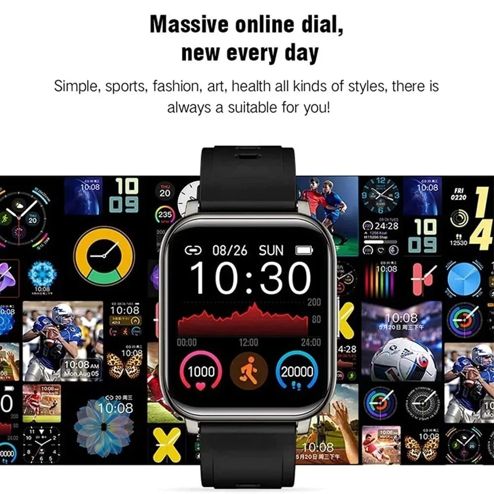 

P25 Smart Watch Fitness Pedometer Health Heart Rate Sleep Tracker IP67 Waterproof Sport Watch Smartwatch for Men Women