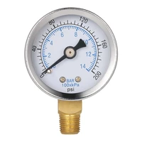 0 200psi 0 14bar pressure gauge
