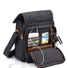 Холщовая Сумка-тоут для мужчин, повседневный саквояж кросс-боди, модный портфель на ремне в деловом стиле, чемоданчик для путешествий