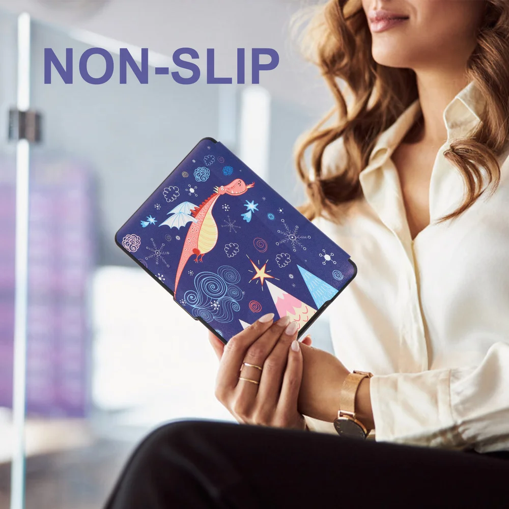 

E-book Protective Case Auto Wake Cover Compatible for Kindle Paperwhite4/10th