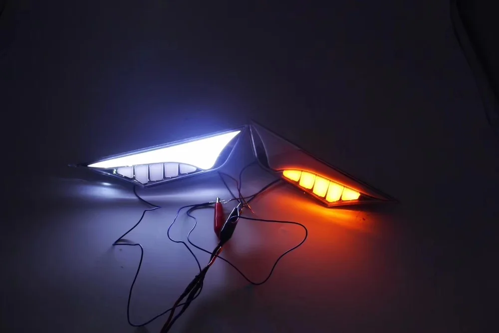 

Eosuns Led Yellow Turn Signal Day Light Daytime Running Lights Fender Lamp for Honda Civic 10th