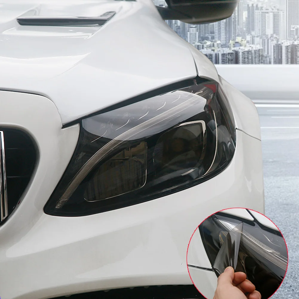 Защитная пленка для автомобильных фар Mercedes Benz A C E GLC GLA CLA GLS GLE Class W177 W205