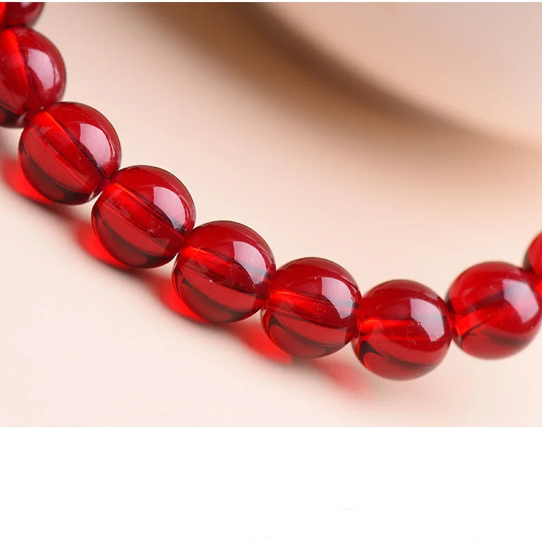 

Natural Garnet Bracelet Bangle Bracelet for Women Cherry Red Stone Bracelet Jewelry Fine Jewelry Gemstone Gift