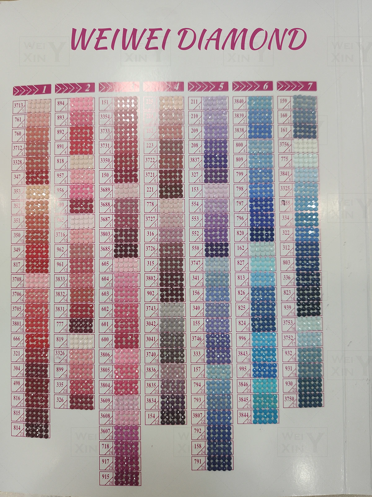 Алмазная живопись аксессуары для вышивки крестиком 447 цветов круглые квадратные