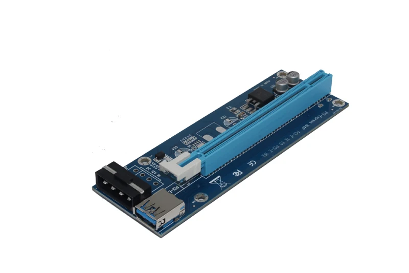 Высокое качество PCI Express кабель E 1X к 16X расширитель для переходных карт SATA 15 Pin 4 IDE