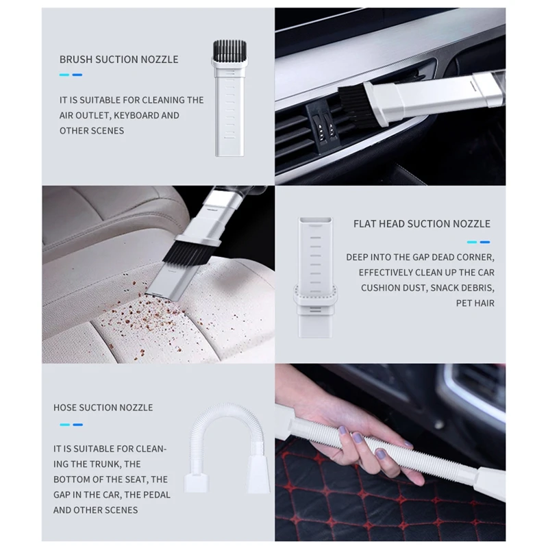 

New Brushless Handheld Rechargeable Vacuum Cleaner Powerful High-Power Household Cordless Small Dust Collector