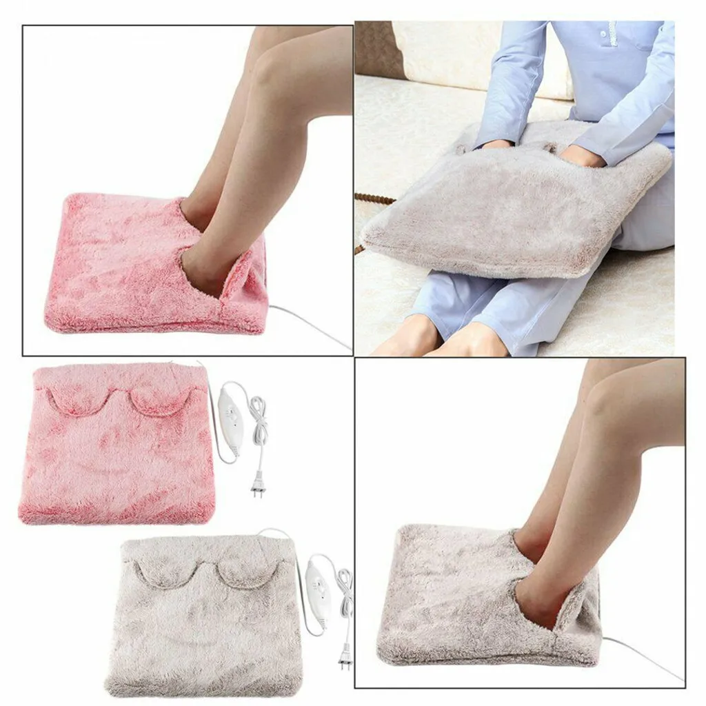 best selling 2019 products New Electric Heated Warm Cosy Foot &amp Hand Warmer Heating Slippers Sofa Pillow support dropshipping | Дом и сад