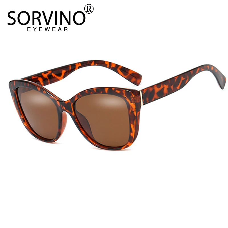 Женские солнцезащитные очки SORVINO 2020 в стиле ретро с кошачьим глазом брендовые