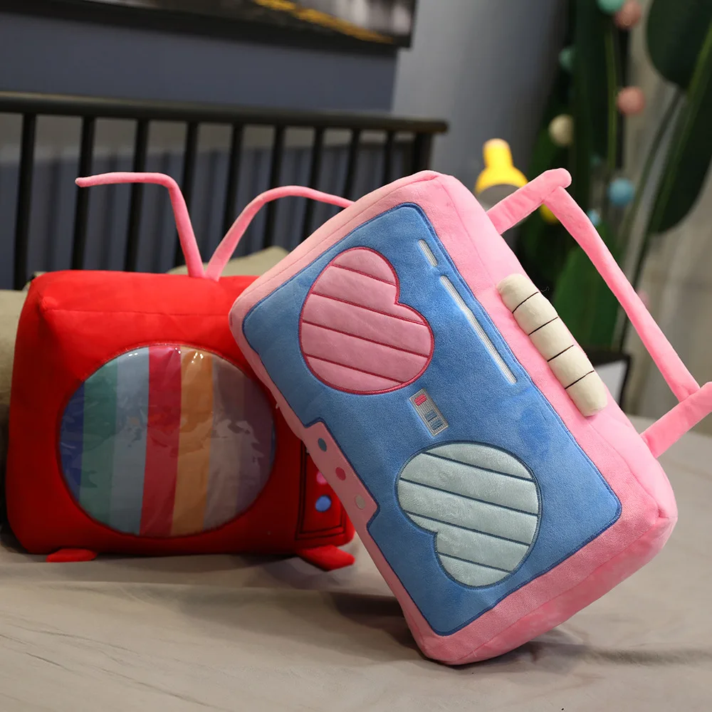 Забавная плюшевая подушка традиционная для телевизора | Игрушки и хобби